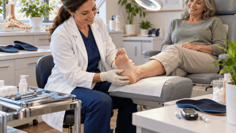 Podiatry Care for Heel Pain, Toenail Problems, Diabetes and Everyday Foot Health